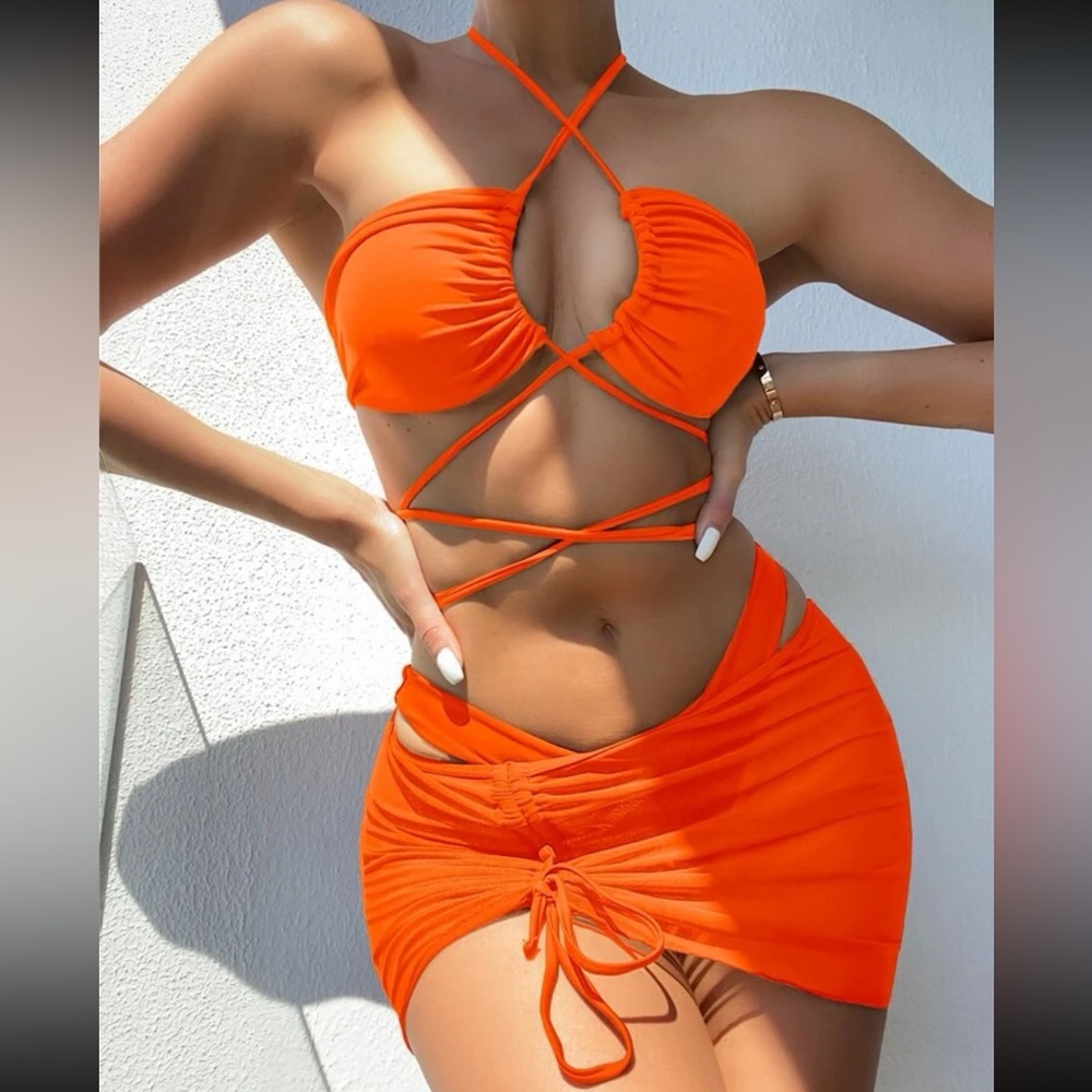 Shein 3pcs Bikini Set